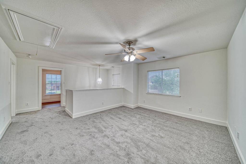 Upstairs game room