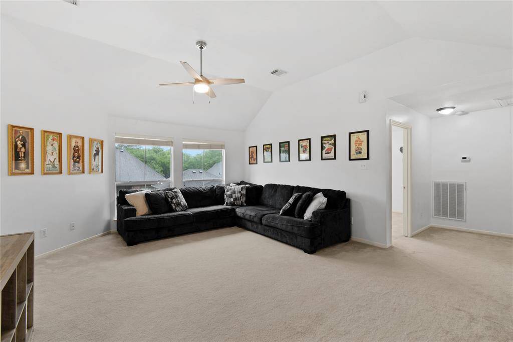 The upstairs gameroom lets the kiddos have their own space to play.