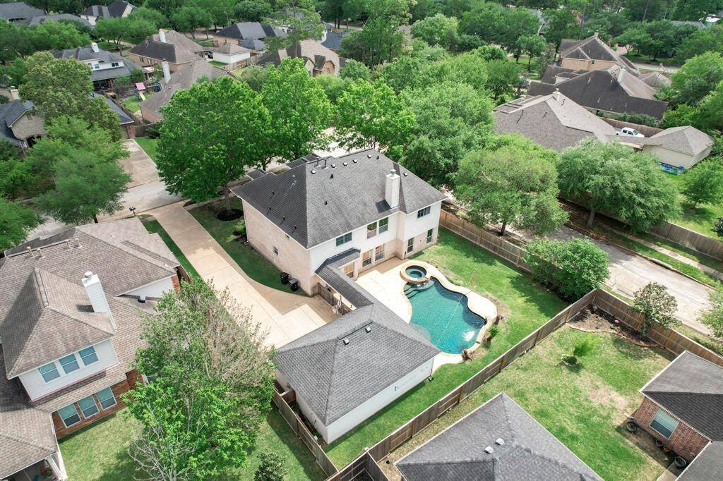 A sprinkler system keeps your lawn easy to care for.