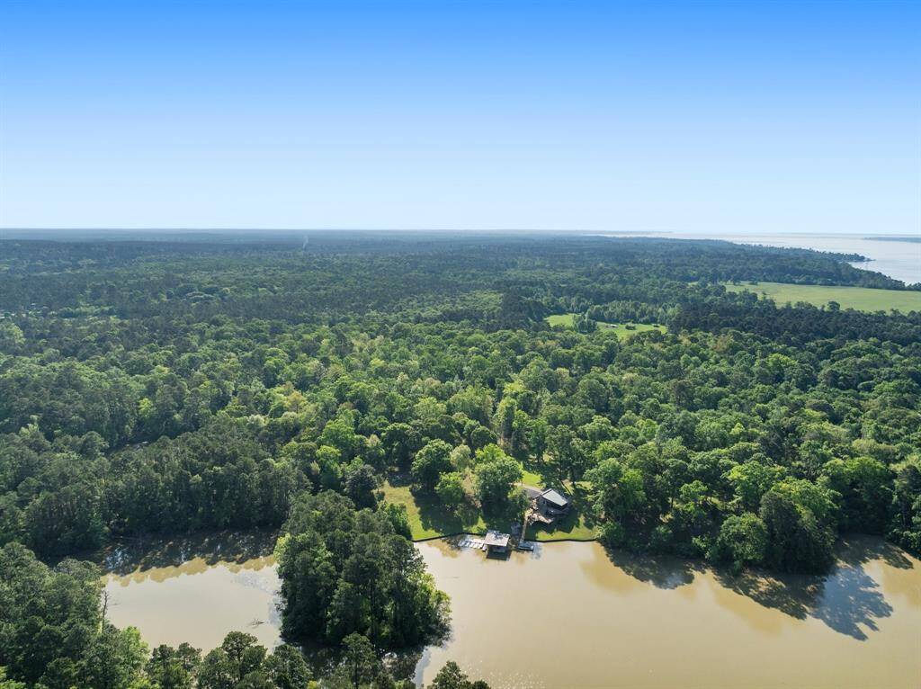 Aerial of cove