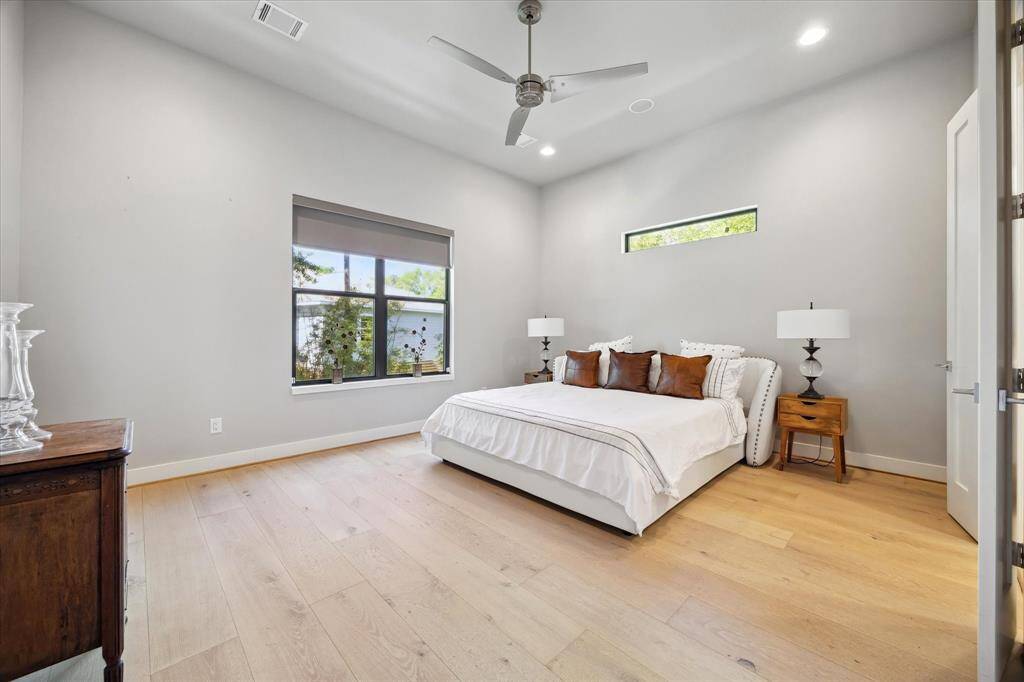 Step into the sanctuary of theprimary bedroom.