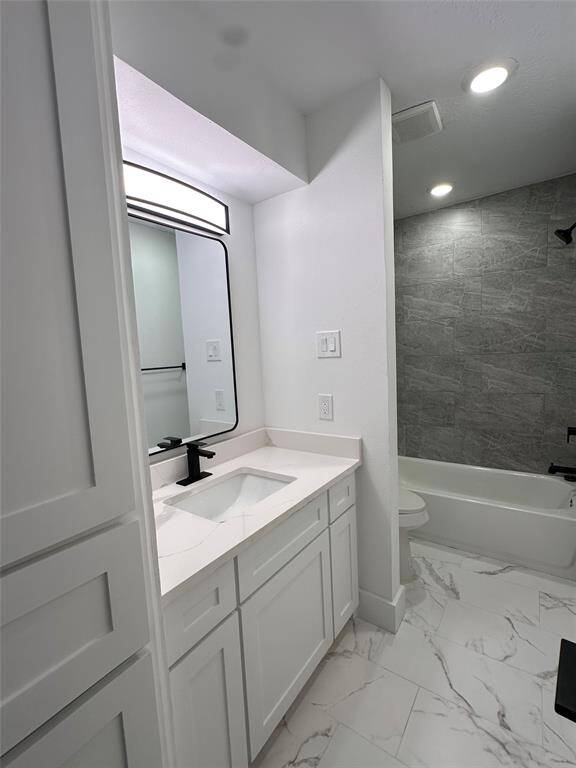 Shared Bathroom with Tub and Shower Combo