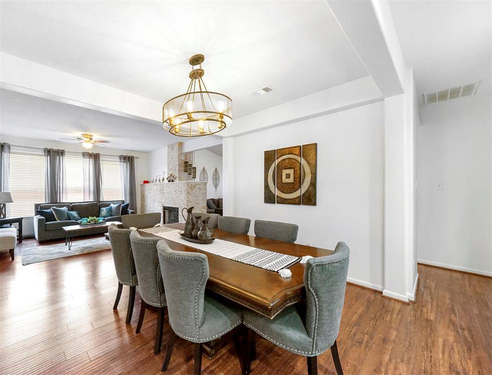 The formal dining room.