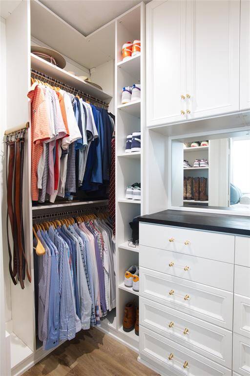 Primary Bedroom with custom built-ins