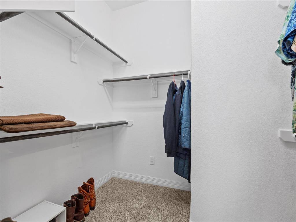 His closet