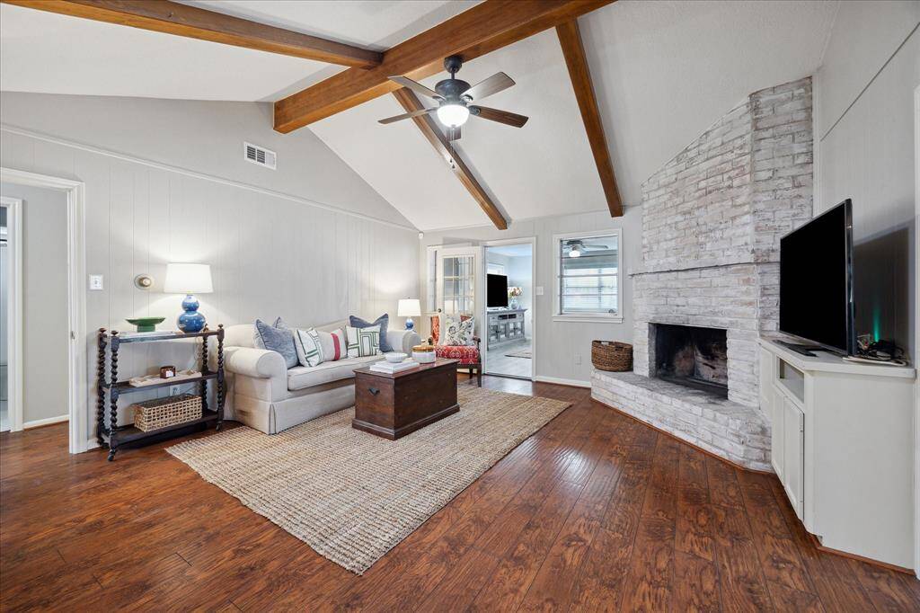 Kick back and catch the game or enjoy movie night in the comfortable den.