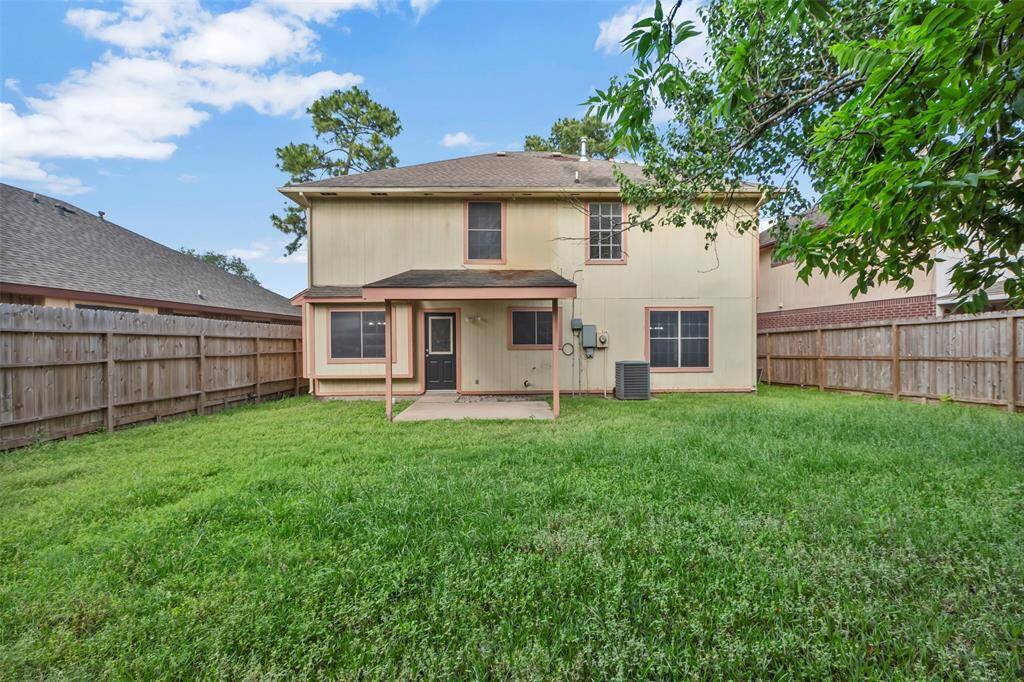 Super spacious backyard with covered patio