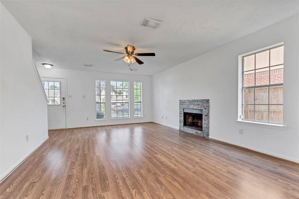 A fireplace for you and yours to gather around