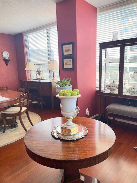 South view of living/dining rooms;  great spaces for entertaining