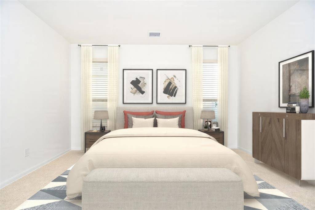 Primary Bedroom-virtually staged