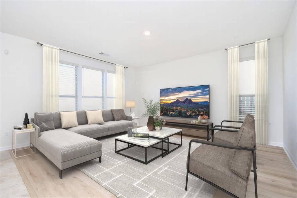 Living/Family area- Virtually Staged