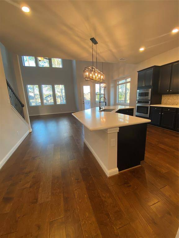 View to the kitchen from the pantry door