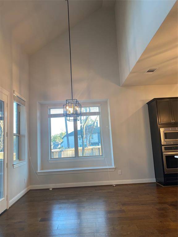 Window overlooking the back yard