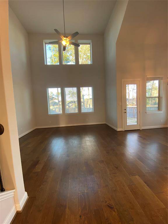 View to the diner and back door exit