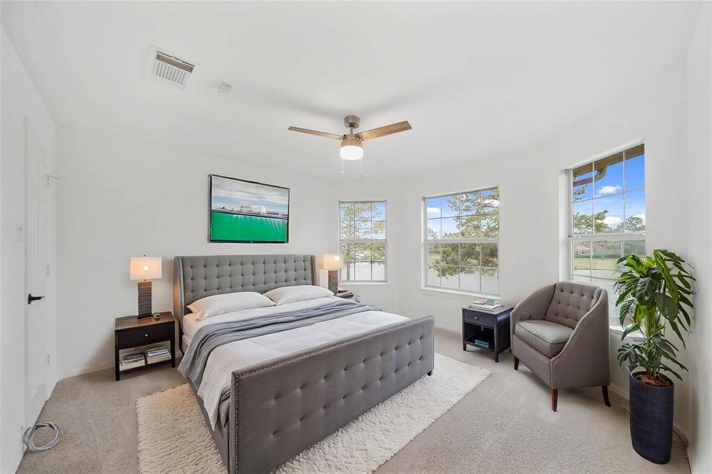 Enjoy scenic views and abundant natural light through charming bay windows, adding character and elegance to the secondary bedrooms.
