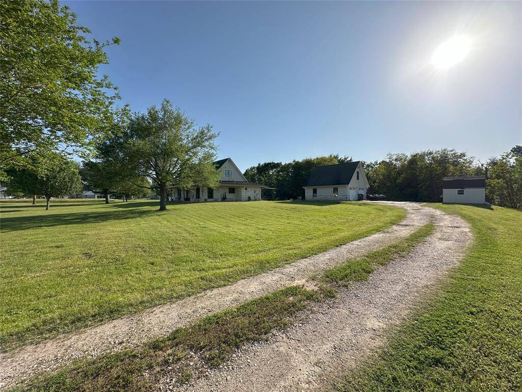 The driveway leading up to your new forever home.