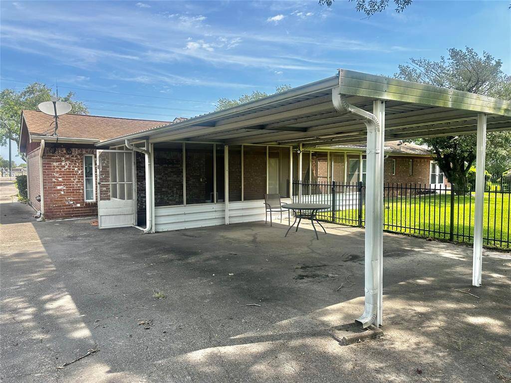 Back of house.