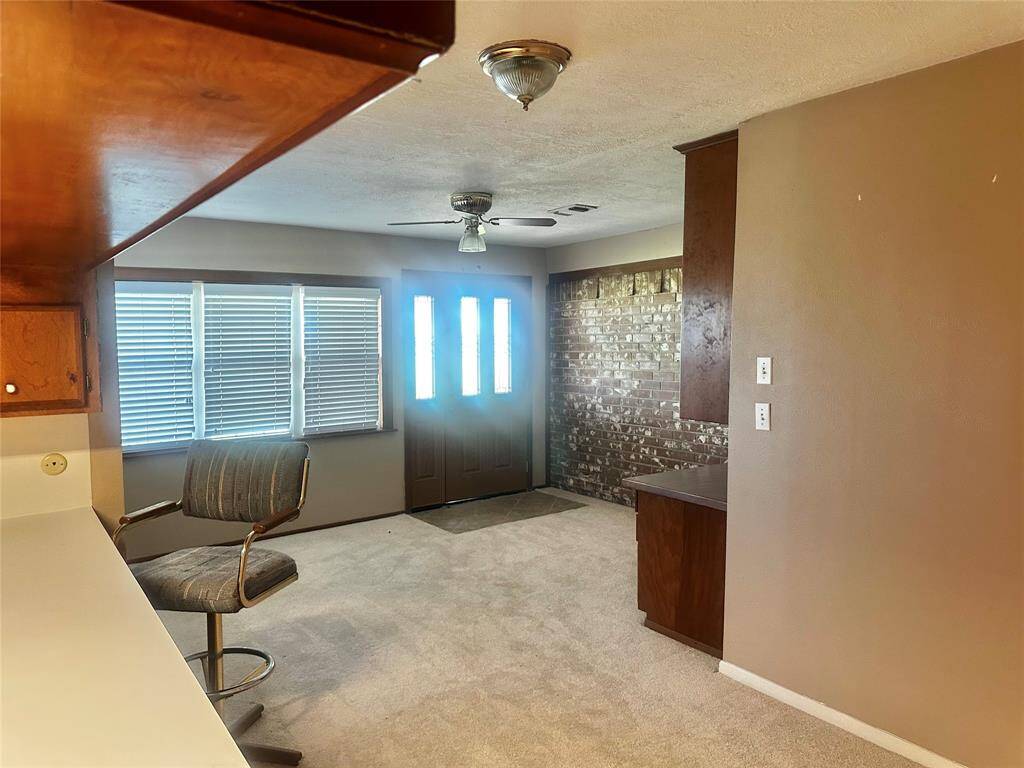 View from Kitchen to front door
