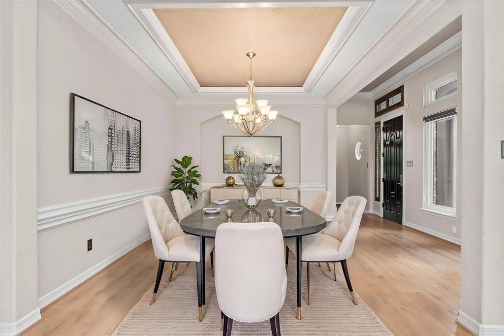 Upgraded white oak flooring throughout the first floor