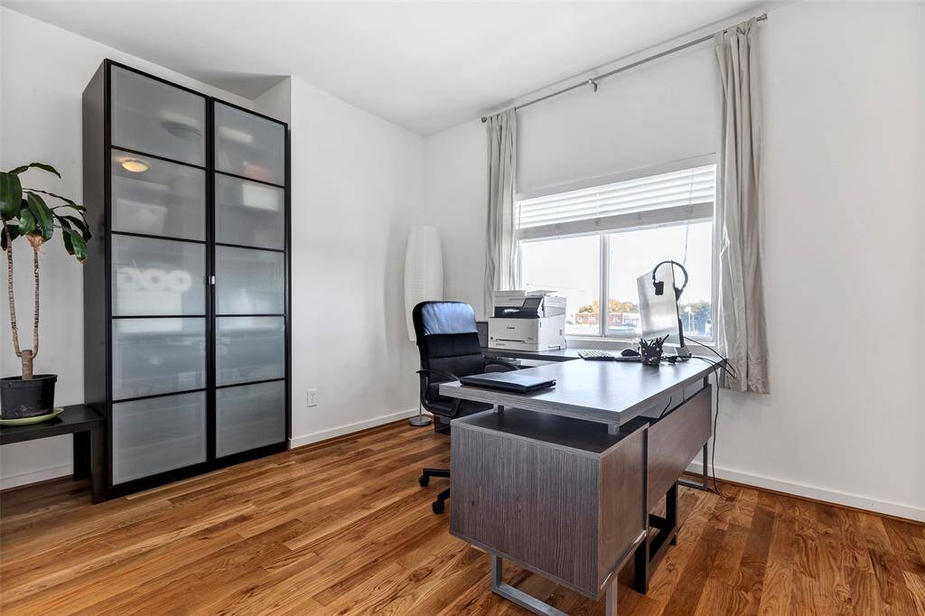 The bonus room/flex space is perfect for an office or study, complete with a large window that fills the room with natural light.