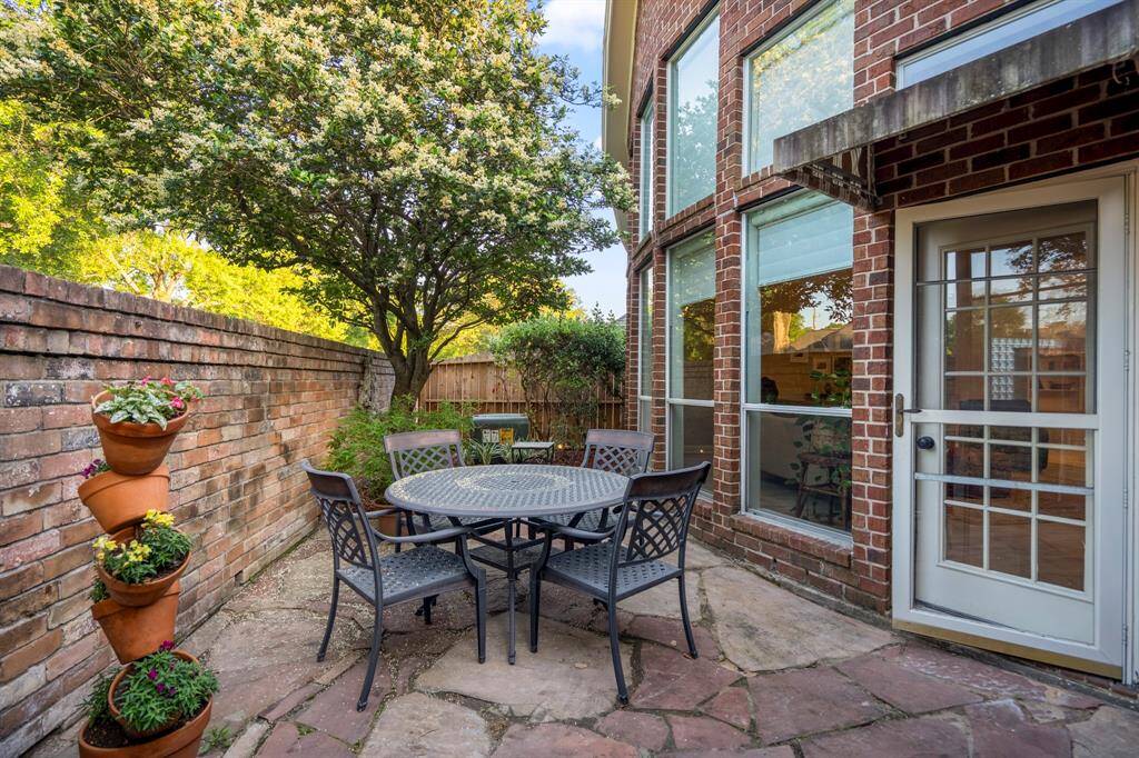 Your backyard retreat!  Lovely and low maintenance.
