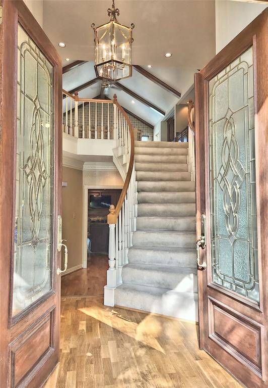 Double Door Entrance to Foyer