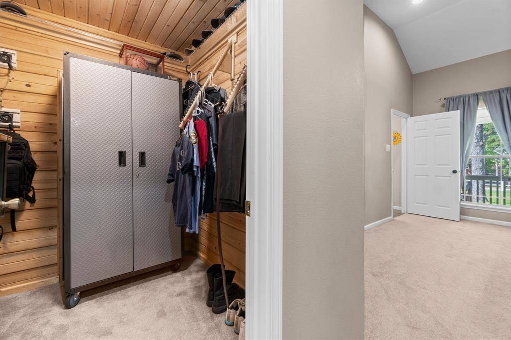 Closet with secret room