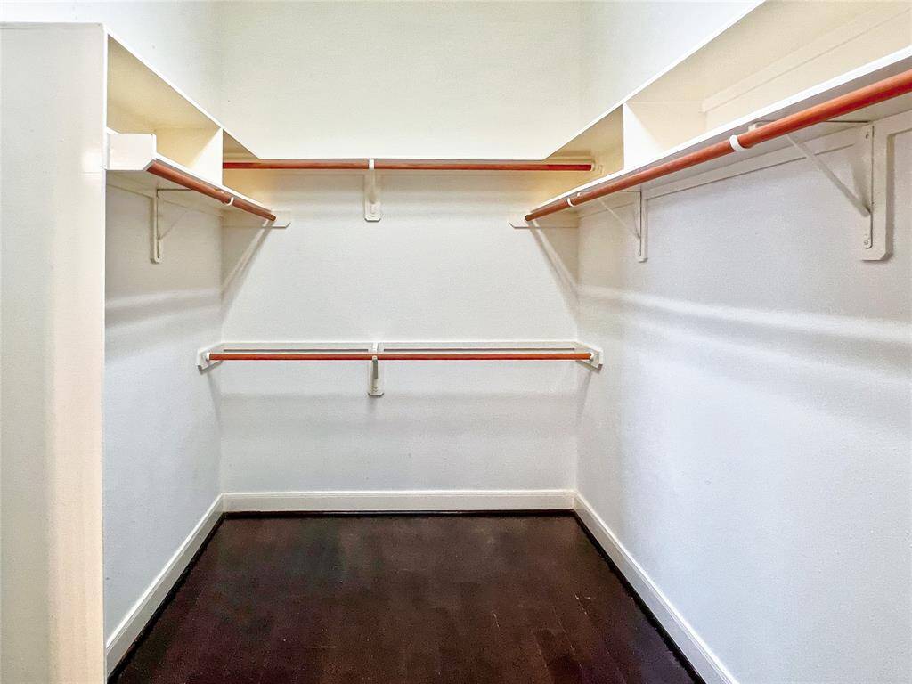 Huge walk in closet