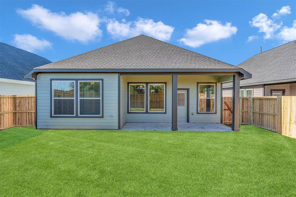 Backyard and patio