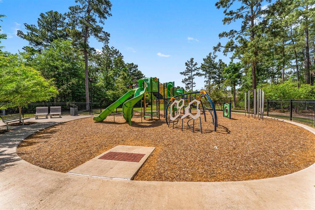 Playground area for the kids near the splash pad.