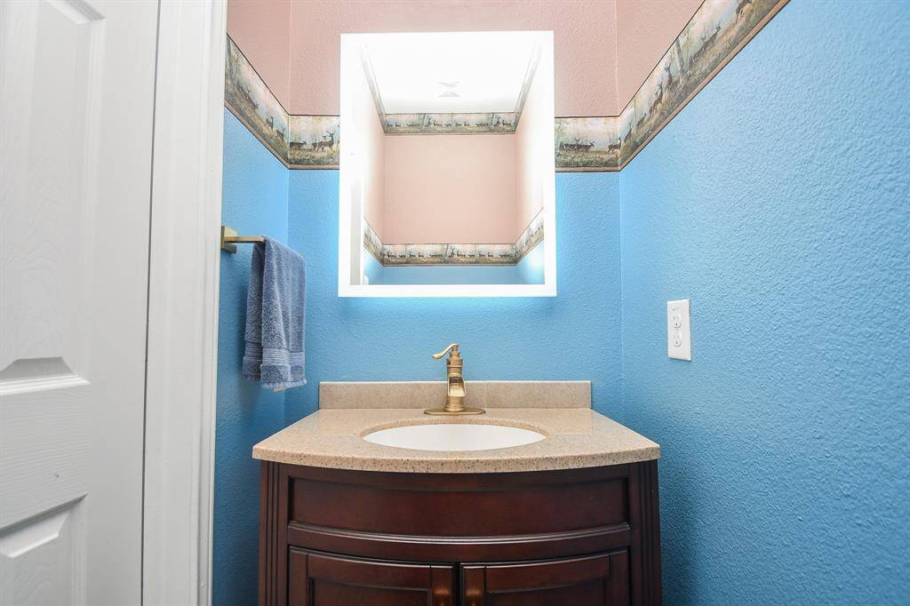 Half bath on 1st floor