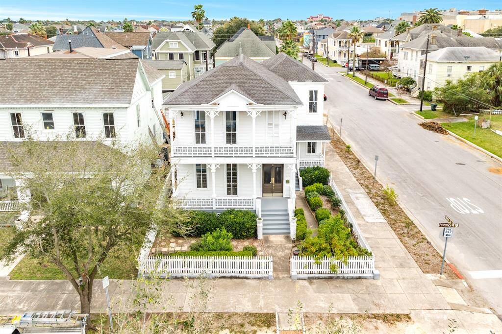 Property includes a two car garage.