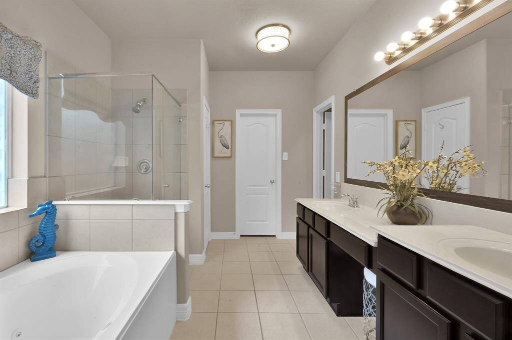 Primary Bathroom with large walk in closet!