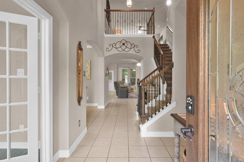 Entry with home office just to your left