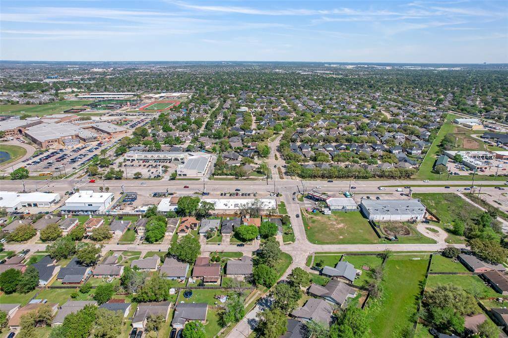 Aerial view of the community.