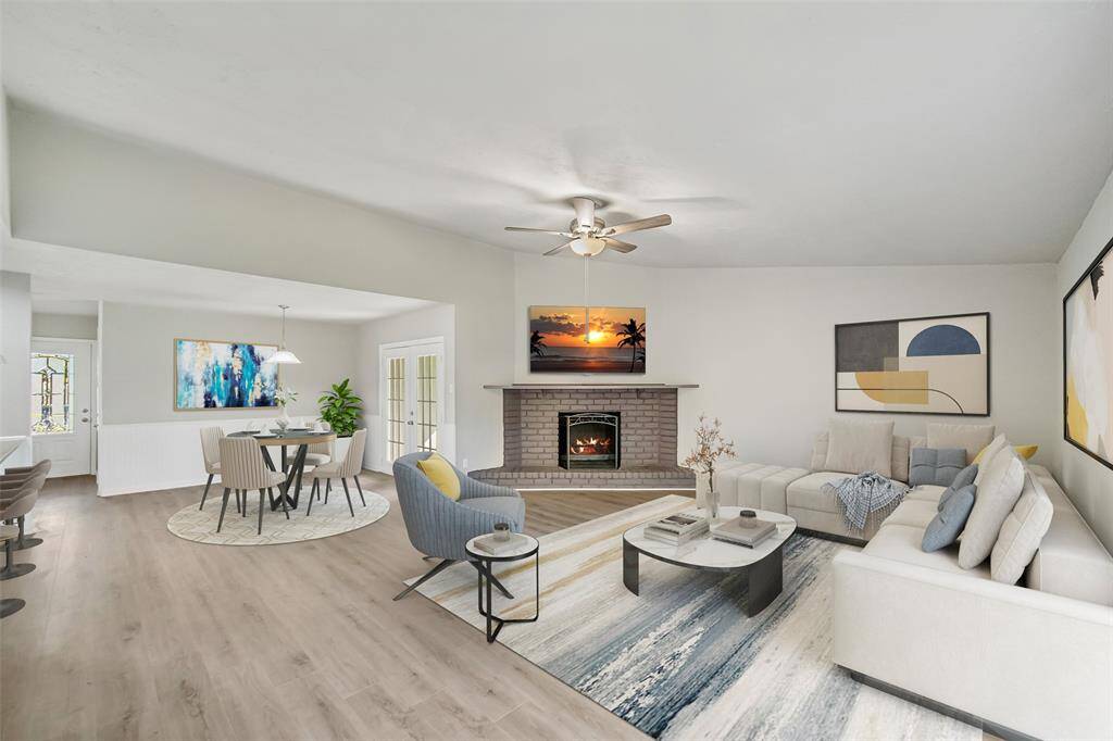 For reference, the family room has been virtually staged to showcase its full potential and functionality.