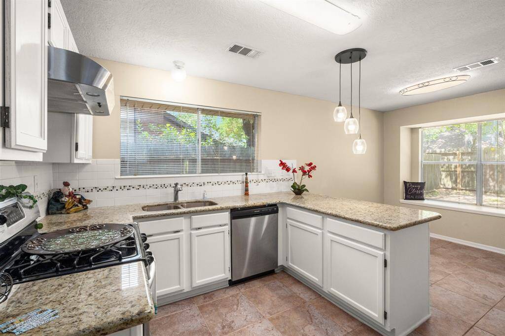 Stainless appliance leave this home feeling updated and fresh