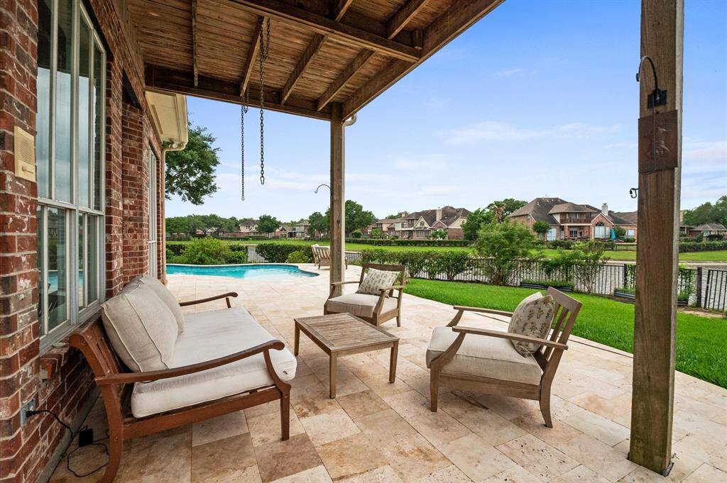 Covered patio