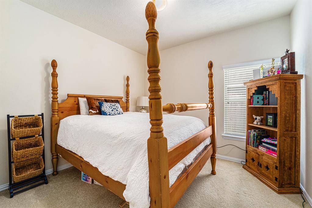 Secondary bedroom with great closet space.