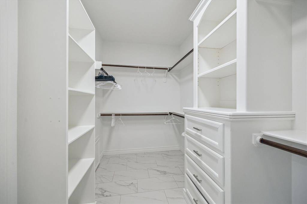 Primary closet