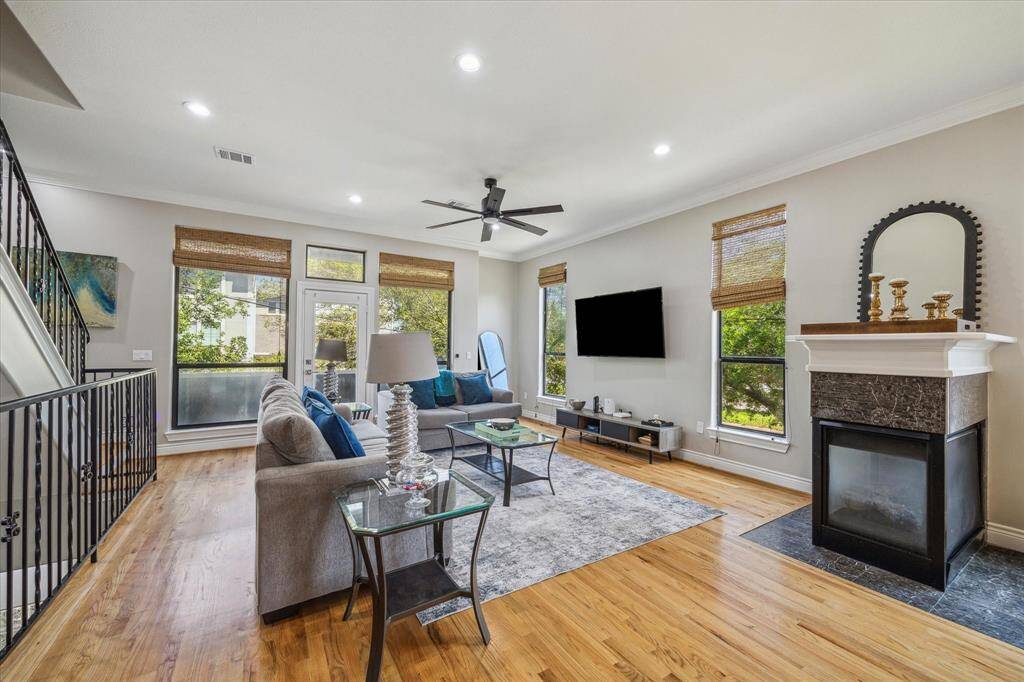 View of spacious living area