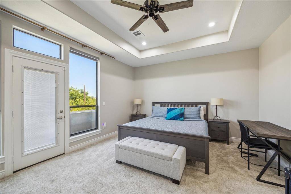 Generous primary bedroom