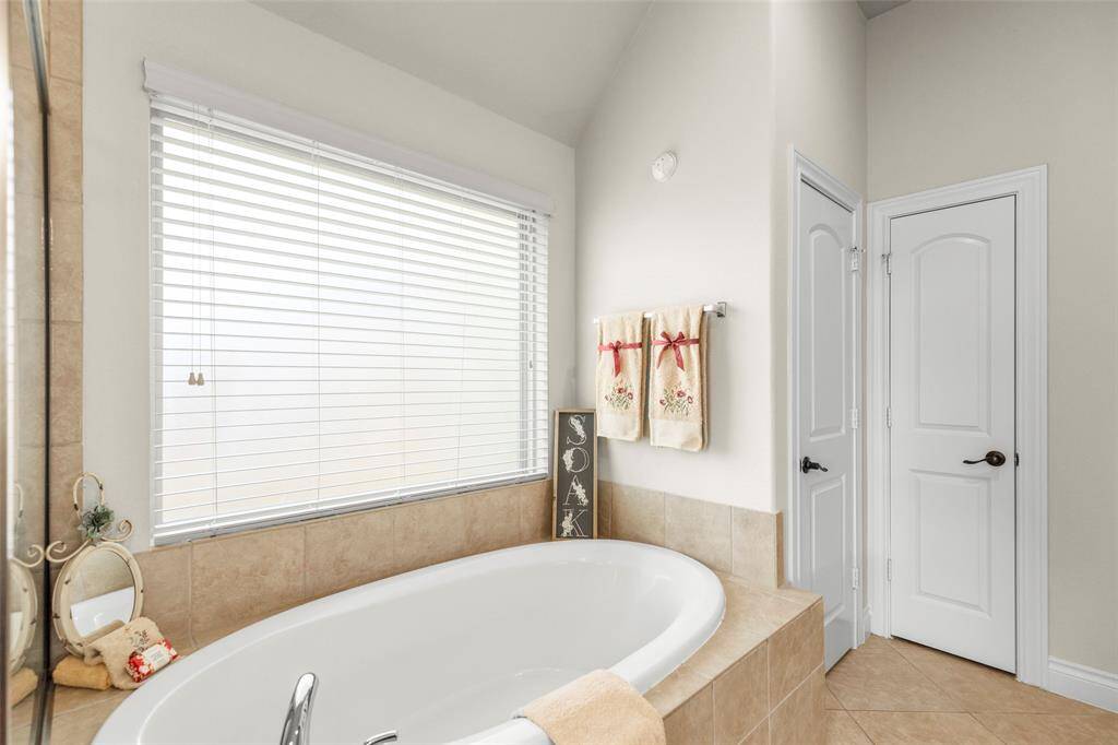 Lovely Primary Bath with Separate Tiled Garden Tub