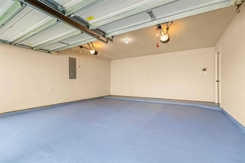 Spacious Two Car Garage Painted and Floors Sealed
