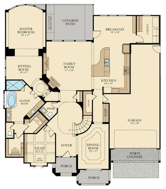 Lower level floorplan