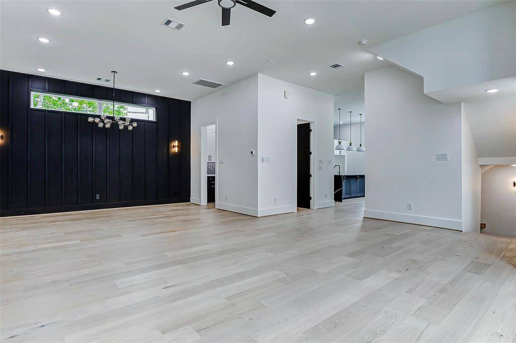 With an open layout that flows seamlessly into the rest of the home, this dining area offers the perfect backdrop for any occasion.
