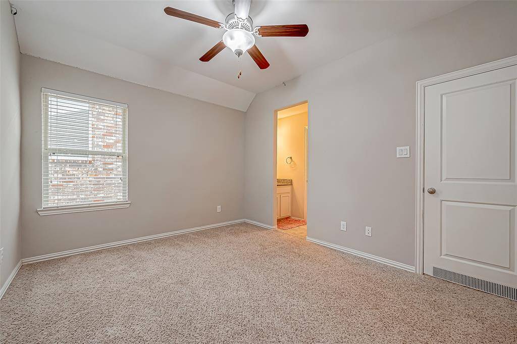 Third Bedroom upstairs with Jack & Jill Bathroom