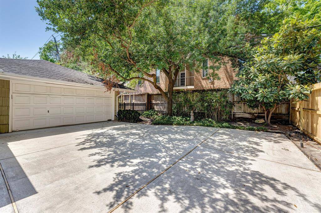 The double car garage. The driveway has enough room to create an extra off st parking spot.