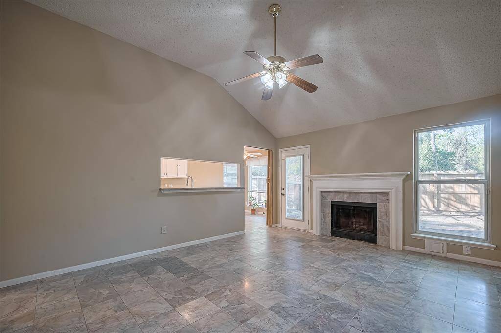 Fireplace in Family Room
