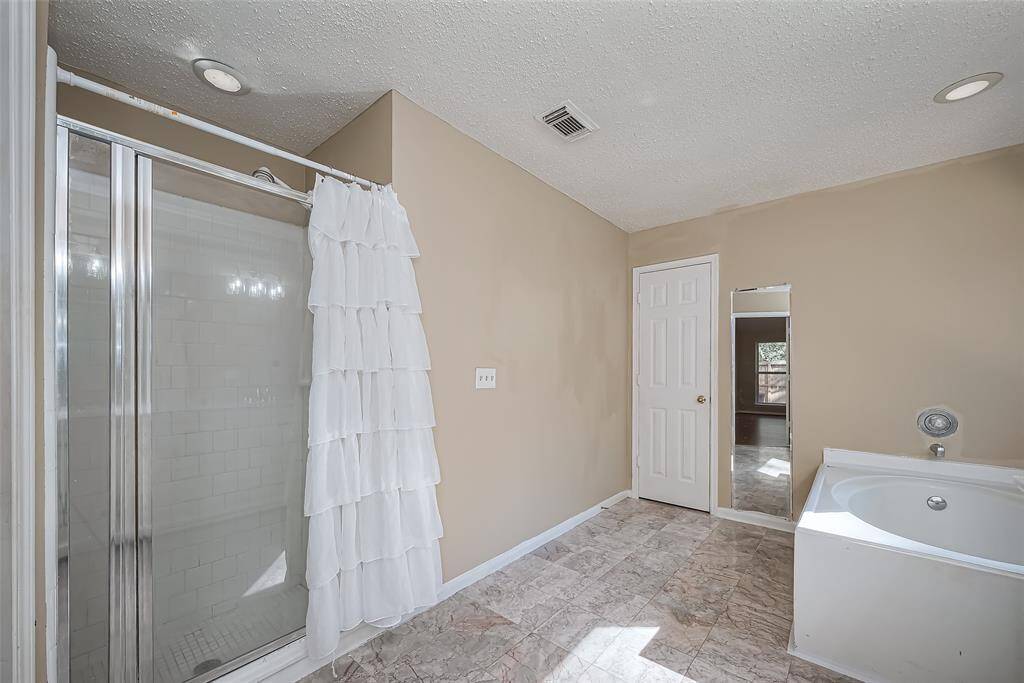 Separate Shower and Soaking tub